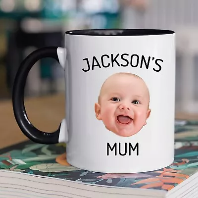 Custom Baby Face Mug Personalized Baby Face Mug Dad Mug Mom Mug Gift For Dad Mug • $18.99