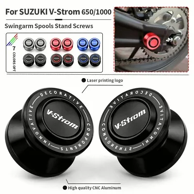 $12.99 • Buy M8 Swingarm Spools Stand Screws For Suzuki V-Strom 650 1000  VStrom 1000 1050