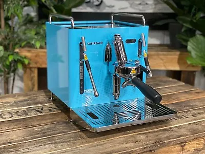 San Remo Cube R 1 Group Blue Espresso Coffee Machine Commercial Barista Domestic • $3750