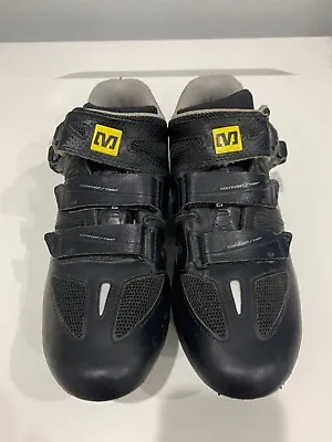 Mavic Avenge 12 Cycling Shoes SPD-SL Size USA 11.5 Black Excellent Condition • $20