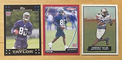 Courtney Taylor Lot Of 3 With Rookies Seattle Seahawks/Auburn Tigers NM-MT • $2.48