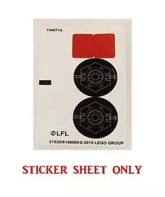 LEGO 75101 - Star Wars - First Order Special Forces TIE Fighter - STICKER SHEET • $34.18