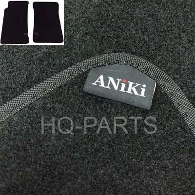 ANiKi 2 Pieces Black Nylon Carpet Floor Mats Fit For 1990-1997 Mazda Miata MX-5 • $40.88