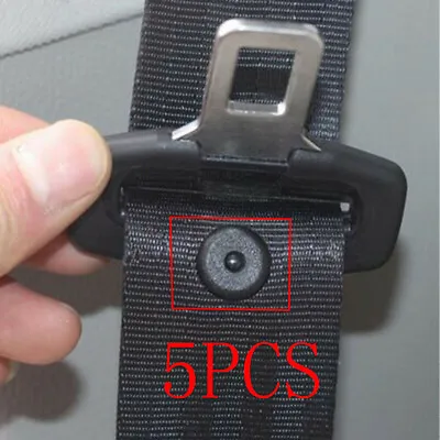 $5.99 • Buy 5Pc Car Seat Belt Buttons Clip Fastener Stopper Buckle Parts Safety Accessories