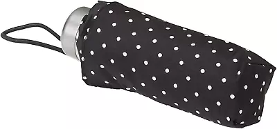Classics Micro Manual Compact Umbrella Black Swiss Dot One Size • $47.88