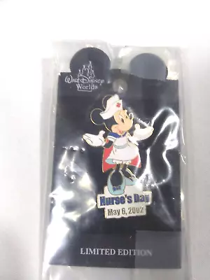 Disney LE Nurse's Day 2002 Minnie Pin Limited Edition New On Card • $39.99