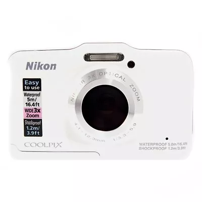 Nikon COOLPIX S31 Waterproof / Underwater Digital Camera - 10.1MP / HD - Great • $74.99