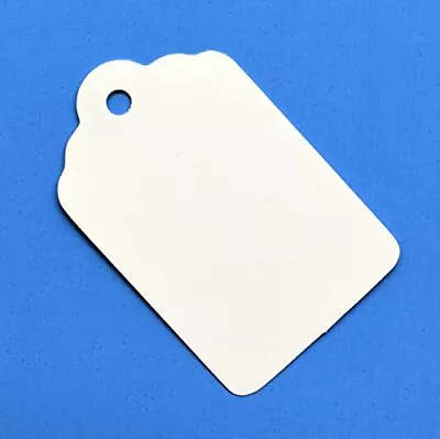 White Unstrung Merchandise Tags #7-2 1/4” X1 7/16” - Pack Of 1000 Blank Tags ... • $32.66