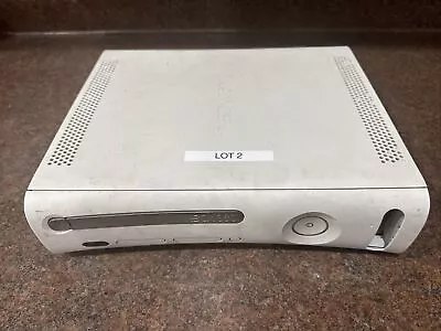 Xbox 360 Phat Console White For Parts/repair Lot #2 *Red Ring* • $21.99