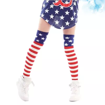  Hip Hop Stockings Long Socks American Flags Usa Over Knee Male The • $8.54