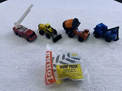 McDonalds Happy Meal Tonka Truck Toys Complete Set Of 5 - 1992 Vintage • $12