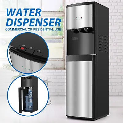 5 Gallon Bottom Loading Water Cooler Dispenser Stainless Steel Child Safety Lock • $179.99