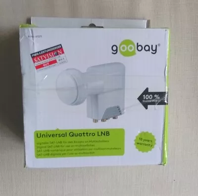 Goobay Universal Quattro Lnb  01db Digital  • £12