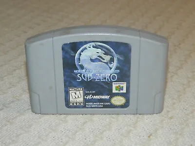 Mortal Kombat Mythologies: Sub-Zero (Nintendo 64 1997) N64 Authentic WORKS • $24.99