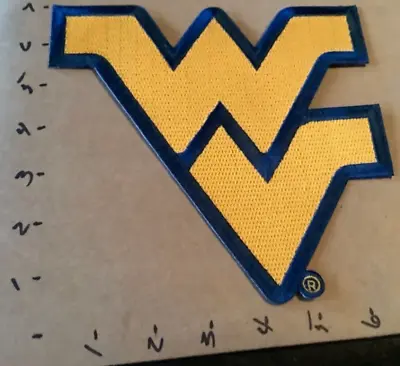 West Virginia WVU X-LARGE Iron On Embroidered Patch 7x7” Ship & Tracking • $16.49