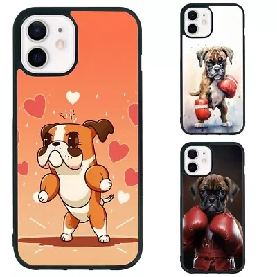 For IPhone 5 5S SE 6S 7S 8 Plus XS XR Cute Boxer Puppy Dog Smartcase • $7.99