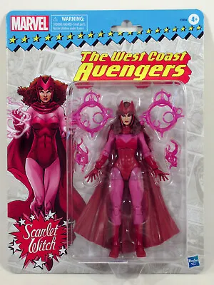 Marvel Legends The West Coast Avenger Retro Scarlet Witch 6  Action Figure F5884 • $22.99