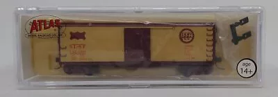 Atlas 50000725 N Scale Frisco Faster Freight USRA Steel Rebuilt Box Car #130159 • $25.24