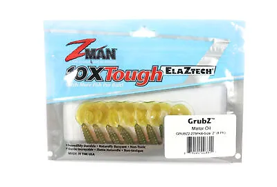 Zman Soft Lure GrubZ 2 Inch 8/Pack Motor Oil (3311) • $20.90