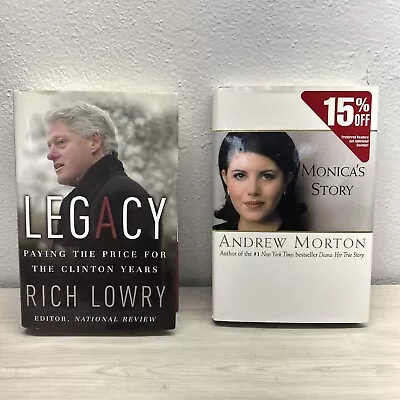 Lot Of 2 The Real Political Truth Bill Clinton Monica Lewinsky. • $9.99