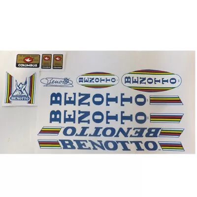 Benotto 80s  Vintage Decal Set For Campagnolo Ride New! Blue Or Red Or White • $45