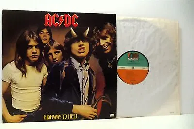 AC/DC Highway To Hell LP EX/EX- ATL 50 628 Vinyl Album Hard Rock 1979 • $126.48