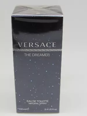 NEW THE DREAMER BY VERSACE *MEN'S COLOGNE* 3.4 Oz EDT SPRAY *SEALED PERFUME • $39.90