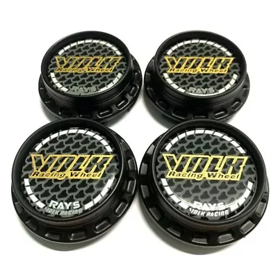 4pc VR Volk Rays Racing Logo Wheel Center Caps 67mm OD For Ce28/Te37/Re30 • $22.92