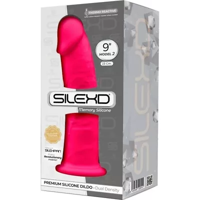 Adrien Lastic Silexd 9  Model 2 Realistic Silicone Dildo - Pink • $71.20