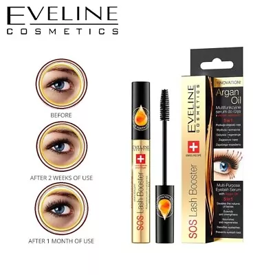 £4.59 • Buy Eveline Lash Therapy Total 5in1 Argan Oil Eyelash Serum Professional Conditioner