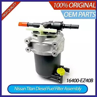 Genuine OEM Nissan Titan XD Diesel Fuel Filter Assembly On Frame -16400-EZ40B • $1044.99