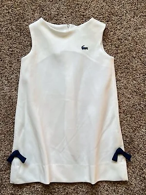 Vintage Izod Lacoste Girls Sleeveless Dress Size 8 • £24.13