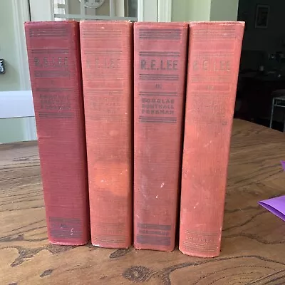 R.E. Lee Biography By Douglas Southall Freeman 4-Volume Set 1934-35 • $149.99