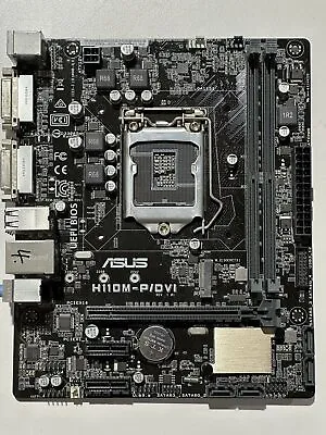 Asus H110M-P/DVI LGA 1151 MATX Motherboard For 6/7th Gen I5 6500 7500 I7 6700 • $79