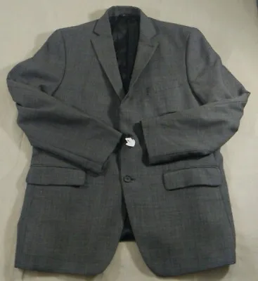 Marc Anthony Mens Suit Jacket Gray 44 Blazer Wool Sport Coat Two Button Career • $15.23