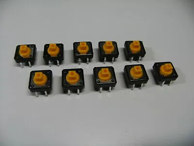 10x Pack Lot 12x12x7.3 Mm Push Tact Tactile Momentary Micro Button Switch DIP A+ • $12.03