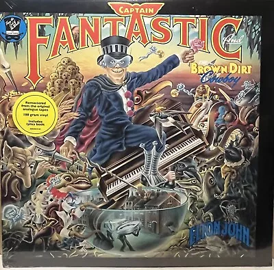 Elton John  Captain Fantastic & The Brown Dirt Cowboy  New Sealed Vinyl LP &book • $26.30