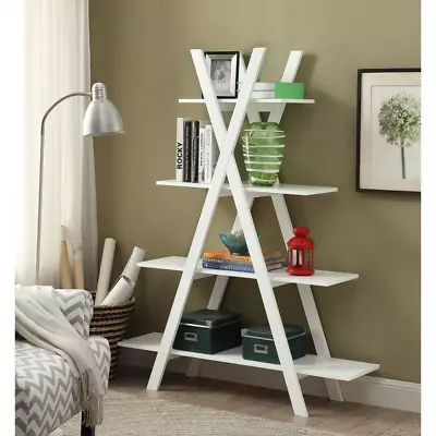 Oxford A Frame Bookshelf White • $143.42