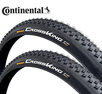 2 X Continental Cross King 26x2.2 WireBead MTB Tyre Bike Bicycle Mountain Tyres  • $75.99