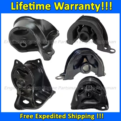 K2000 Motor&Transmission Mount Set 5PC For Honda Civic SI 1.6L 1992-1993 MANUAL • $88.07