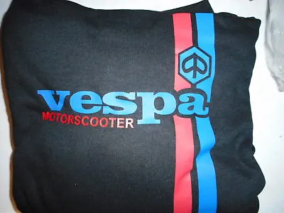 Vespa Motorscooter Limited Edition Red/blue Hoody Mod Skin Lambretta Retro • £14.99
