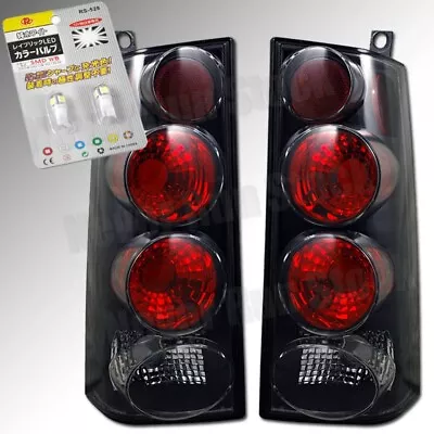 For 96-02 Chevy Express Savana Van Black Tail Lights +license Plate Bulbs • $106.99