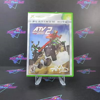 ATV Quad Power Racing 2 Xbox Platinum Hits - Complete CIB • $13.95