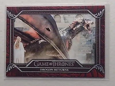 Game Of Thrones Art And Images The Saga Of Daenerys T. #DT46 Drogon Returns • $2