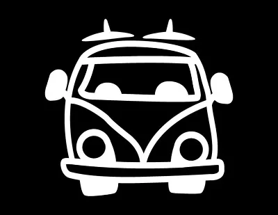 Surf Bus Die-cut Vinyl Decal/sticker FREE S/H VW Volkswagen • $3.85