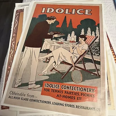 Vintage Advertising Art Deco Posters 16 Different Prints 16x11 Retro • $29.99