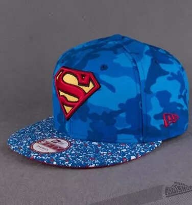 New Era Superman Royal Blue Camo Speckle Snapback 9fifty • £20