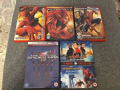 Spider-man Complete Collection DVD - 7 Movie Amazing Home Coming Far From Home • £9.99