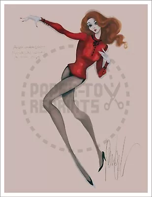 Viva Las Vegas Costume Sketch #1 Ann-margret As Rusty By Donfeld - Vtg Reprint • $19.95