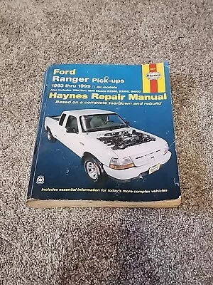 Repair Manual Haynes 36071 Ford Ranger Pickups 1993-1999 Mazda 1994-1999  • $14.95